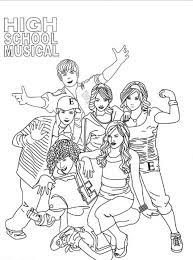 Coloring Pages: High School Musical, Printable For Kids & Adults, Free