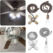 Unique ceiling fan pull handcrafted glass brown swirl. Ceiling Fan Pull Chain Beaded Ball Extension Chains With Light Bulb And Fan Cord Buy From 6 On Joom E Commerce Platform