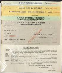 A money order is a secure form of payment you can use in place of checks, cash or credit cards. Sold Price The Royal Bank Of Canada Specimen Bank Money Order December 1 0118 2 00 Pm Gmt