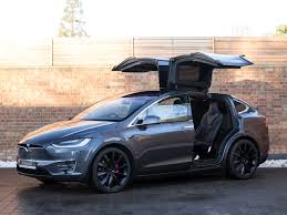 It came out looking wicked and sinister from being completely blacked. 2016 Used Tesla Model X Midnight Silver
