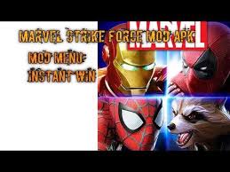 Download Marvel Strick Force Mod Apk V 4 4 0 For Android Mod Menu Instant Win Youtube In 2020 Instant Win Marvel Mod
