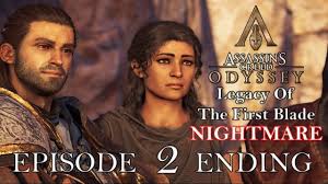 Legacy of the first blade is a paid expansion broken up into three. Ac Odyssey Legacy Of The First Blade Episode 2 Ending Stealth Walkth Assassins Creed Odyssey Odyssey Legacy