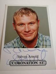 STEVEN ARNOLD (ASHLEY Peacock) Pre-Print Coronation Street Original Cast  Card Tv £12.00