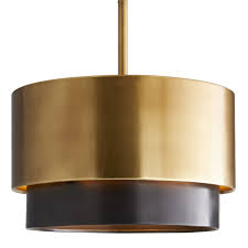 Brass And Bronze Pendant Pendant Light With Brass And Bronze Finish