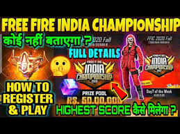 This one of the biggest prize pool mobile esports has ever seen, and garena. Free Fire India Championship Tournament Full Details Ffic Tournament 2020 How To Win Ffic 2020 Youtube