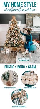 But the reality is, i this year, i'm amping up the color and crafting a colorful, bohemian themed tree. Rustic Boho Glam Christmas Tree Decorating Ideas The Diy Mommy