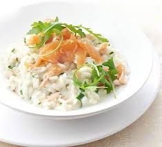 Zeppole piped pastry buns with custard and jamie cooks italy by jamie oliver is published by penguin (£26). Smoked Salmon Lemon Risotto Recipe Bbc Good Food Recipes Risotto Recipes Salmon Risotto