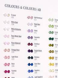 Original Swarovski Elements Color Table Beads