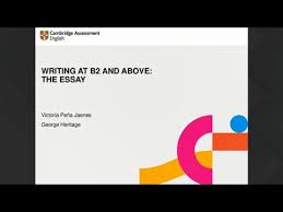 Writing At Cefr Level B2 And Above Youtube