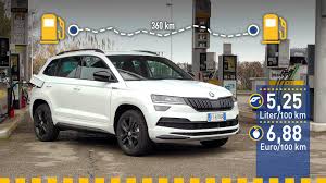 Beide suvs stammen aus tschechien. Tatsachlicher Verbrauch Skoda Karoq 1 5 Tsi Im Test