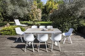 table de jardin ceramique scandinave 8 chaises table plateau ceramique table chaise