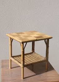 Small Coffee Table Small Table Wicker Rattan Bamboo Straw Vintage 60s French Vintage Mid Century R Wicker Coffee Table Rattan Coffee Table Small Coffee Table