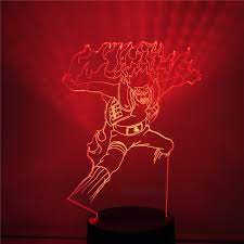 Might guy is one of the main supporting characters in thenaruto anime/manga seriesandtheboruto: Might Guy 3d Led Night Light Naruto Anime Lamp Boy Kid Bedroom Decoration Lampara Decoration Lampe Luminaria Bandai Home Decor Led Night Lights Aliexpress