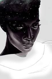 African Woman Art Black And White Fyblackwomenart Female Art Black Women Art Black Art