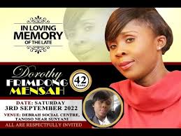 LATE DOROTHY LAY IN STATE . PART 1. TANOSO NEAR SUNYANI.{GH}