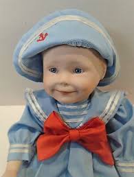 Yolanda's Picture Perfect Babies Amanda Sailor Porcelain Doll 10"