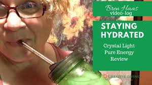 Staying Hydrated Crystal Light Pure Energy Review Youtube