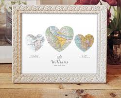 Heart Map Print Wedding Or Engagement Gift 3 Map Heart Etsy Custom Wedding Gifts Wedding Prints Custom Wedding Map