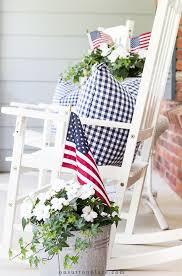 Diy fourth of july snacks & treats! Patriotic Porches July 4th Porch And Patio Decor Ideas