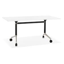 Folding utility table indoors or outdoors to enjoy a convenient, portable surface for dining, catering, card playing and more. Elegant And Super Practical Folding Table On Wheels