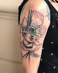 Black And White With Color Tattoo Pin On Instagram