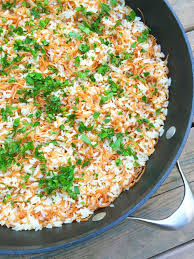 Middle eastern rice and lentils (mujadara) is a fantastic little high protein dish so delicious your carnivores will forget all about the beef. A Staple In Middle Eastern Cuisine Lebanese Rice Pilaf Is Made With Vermicelli Easy Ethnic Recipes