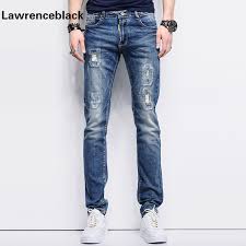 Un grand choix de jeans skinny homme en ligne sur zalando ! Ripped Skinny Jeans Men Stretch Hole Jeans Cool Jean Slim Homme All Match Trousers Casual Pants Elastic Male Long Pants Men 226
