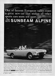 Image result for Embassy Black 1959 Sunbeam