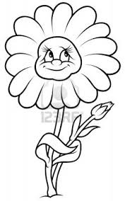 Black And White Cartoon Images Of Flowers Image Detail For Daisy Flower Black And White Cartoon Illustration Royalty Free Cartoon Flowers Black And White Cartoon Butterflies Vector
