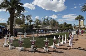 Las vegas police standing guard along the streets outside the music festival grounds. Online Results Favor Las Vegas Shooting Memorial At Concert Site Serving Carson City For Over 150 Years