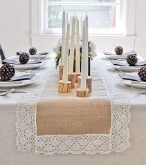 Caminho De Mesa De Juta Para O Natal Como Fazer Um Caminho De Mesa Rustico Mesa De Outono Toalha De Mesa Rendada Ideias De Decoracao Gastando Pouco