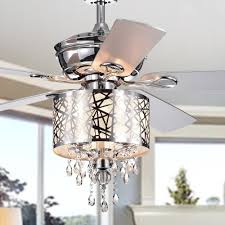 It has forward and reverse options. Home Garden Ceiling Fans 52 Remote Control Crystal Chandelier Ceiling Fan Lights 5 Blade Pendant Light Dailystyles De