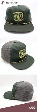 Vtg Us National Forest Service Snapback Mesh Hat Mesh Hat Hats Vintage Us National Forest