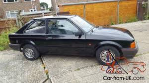 1989 ford escort popular black 2 door model v5 mot 8 owners 2 door model v5 mot 8 owners