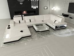 Riesen sofa mit bildern riesensofa schnattchen sofa plusch stofftier 67 riesen riesige kissen sofa nettes geschenk Mega Wohnlandschaft Messana Als U Form In Leder Mit Kopfstutzen