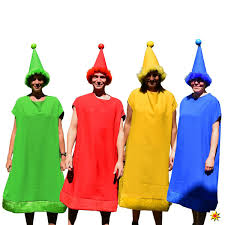 Wir können nicht aufhören, über unsere lustigen kostüme zu lachen! Unisex Kostum Mensch Argere Dich Nicht Spielfiguren 4 Set Mit Wurfel