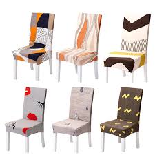 Chair covers can easily transform the look and feel of your dining room. Square Pattern 4 Pack Ltupwf Modern Stretch Dining Chair Slipcovers Universal Spandex Dining Room Chair Covers Banquet Chair Seat Protector Removable Washable Chair Protective Covers Home Dining Chair Slipcovers