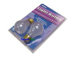 Frigidaire Electrolux 40w Appliance Light Bulb For Ovens Or Refrigerators 2 Pack A 40 Watt A Appliance Parts And Supplies Partsips