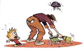 My Mother Has Eyes In The Back Of Her Head I Don T Quite Believe It But That S What She Said Sh Calvin And Hobbes Comics Calvin And Hobbes Calvin Und Hobbes