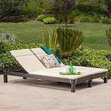 Red barrel studio 2 seater garden storage bench wood patio seating outdoor toy chest with padded cushion $219.99. Gdf Studio Patio Furniture Outdoor Wicker Dual Chaise Lounge Chair Buy Online In Angola At Angola Desertcart Com Productid 50836987