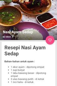 Strategi saya ini telah memastikan masakan saya rasa lebih sedap bila saya dapat meluangkan sedikit masa di dapur untuk memasaknya. Resepi Nasi Ayam 3 1 0 Apk Androidappsapk Co