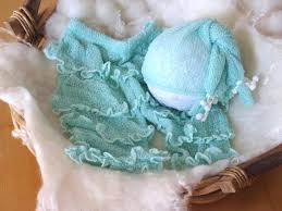 Get great deals on ebay! Baby Girl Knit Set Mint Outfit Newborn Photography Clothes Ruffle Pants And Beanie Set Photography Props Baby Photoshoots Baby Accessories Accessories Valresa Com
