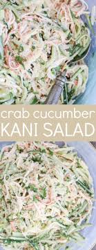 This homemade sushi is so easy and tastes delicious! Crab Cucumber Kani Salad Recipe Valentina S Corner