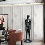 Atlas Guardian Sculpture Floor Ornaments