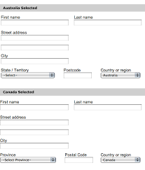 Check spelling or type a new query. International Address Fields In Web Forms Uxmatters
