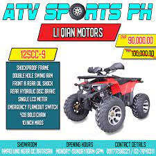 The company builds electric vehicles that use range extenders for a power supply. Atv Sports Ph Li Qian Motor 125cc 9 Price Facebook