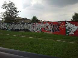 Graffiti ultras górnik zabrze 2014wojtek eska. Graffiti Gks U Tychy Przestrzelone Stadionowi Oprawcy
