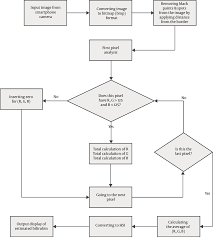 flowchart of neonatal jaundice detection application for