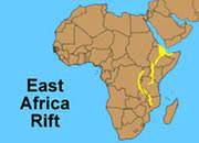 Between the ngorongoro crater and. East Africa S Great Rift Valley A Complex Rift System