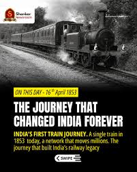 On 16 April 1853, the first passenger ...